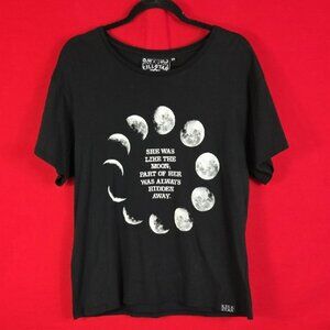 KILLSTAR Moon Phases T Shirt Black Size XS Goth Gothic